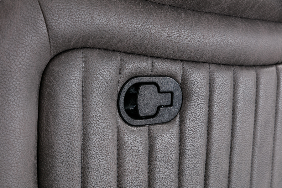 RC-7756 Polyester Tech Fabric Manual lepo Loveseat -konsolilla